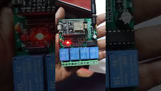 Nodemcu 4 channel relay board esp8266 homeautomation [upl. by Nothsa]