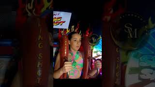 Slingshot ride funnygirl part 1 shorts funny [upl. by Atikal]