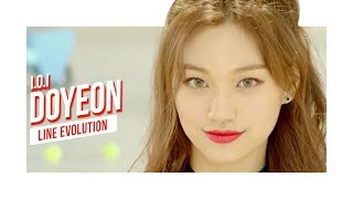 IOI X Weki Meki  Doyeon Line Evolution [upl. by Ahsyas470]