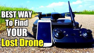 The Best Way How To Find Your Lost Eachine E58 Drone  Fast Recovery Works For All Wifi FPV Drones [upl. by Drucill]