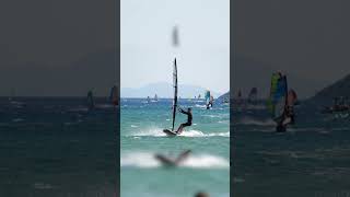 Freestyle windsurfing in Vasiliki 😮‍💨🕺 [upl. by Liatrice]