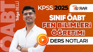 2025 KPSS Sınıf ÖABT Fen Bilimleri Öğretimi  Laboratuvar Malzemeleri  Tolga Belli [upl. by Asiole60]