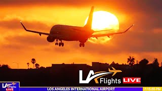 LAX LIVE Los Angeles LAX Aviation  LIVE AIRPORT Plane Spotting [upl. by Tanya338]