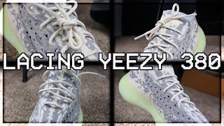 How to Lace the Yeezy 380 [upl. by Vite608]