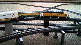 V63 Bachmann and Walthers trains on power loc ez track amp atlas track [upl. by Bobbye]