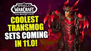 Most Exciting Transmog Sets Coming In The War Within WoW TWW  Patch 110 [upl. by Mccreery]