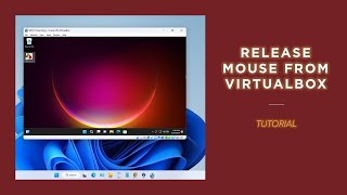 How to Release Mouse from Virtualbox [upl. by Acissj]