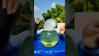 Making Gaint Hydrogen Gas Flying Bubbles shorts Bluebox [upl. by Guy]