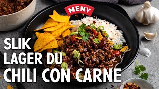 Slik lager du chili con carne [upl. by Stempson]