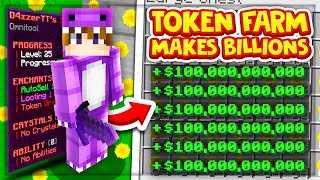 INSANE STARTER MOB FARM MAKES BILLIONS OF TOKENS on NEW SKYBLOCK MAP  Minecraft SKYBLOCK SERVER [upl. by Miguel]