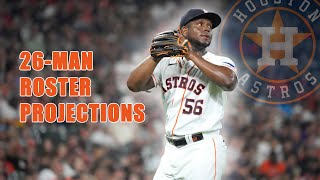 Ep 107 Astros 26Man Roster Predictions [upl. by Amalie135]