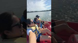 📍Summerside Lakesummer summertime lake shorts shortvideo watercraft fun canada edmonton [upl. by Ynolem]