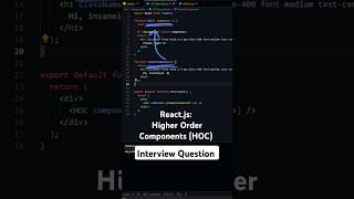 Learn React Higher Order Components coding frontendwebdeveloper programming [upl. by Strickler]