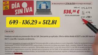 Día SIN IVA ¿Es Cierto Las Matemáticas responden 🤔 [upl. by Skippy]