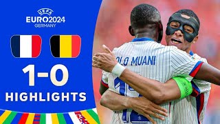 France 10 Belgium  All Goals amp Highlights  EURO 2024 [upl. by Werdma]