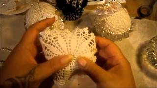 Tutorial  Shabby Pin Cushion Easy Peasy [upl. by Darrick19]