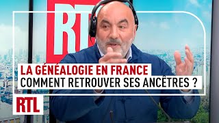 Généalogie  comment retrouver ses ancêtres  PierreValéry Archassal invité de RTL intégrale [upl. by Sutniuq]