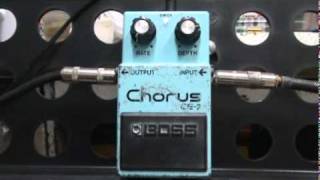 Boss Ce2 Chorus Mod By Tnp Tone Color Demo [upl. by Grory836]