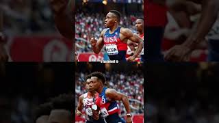 The Electrifying Moment Team USA Set a New 4x100 Relay Record [upl. by Lilahk762]