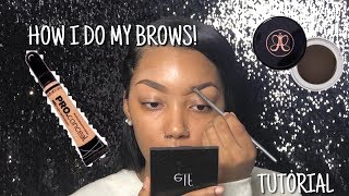 Quick amp Easy Eyebrow Tutorial  Jasmine Hall GIVEAWAY IN DESCRIPTION [upl. by Eniamerej352]