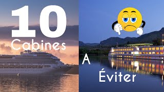 Voyage les types de CABINES à EVITER en croisières fluviales ou maritimes [upl. by Cornela]