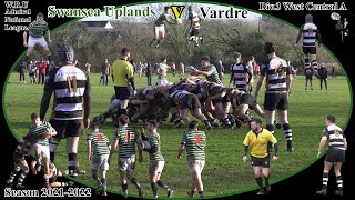 Swansea Uplands RFC v Vardre RFC 20212022 [upl. by Acirederf173]