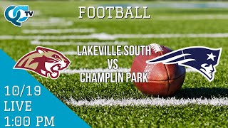 Football Lakeville South  Champlin Park  Champlin Park High School  QCTV [upl. by Grew]