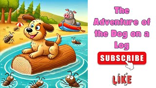 The Adventure of the Dog on a Log  A Fun and Wacky Story for Kids [upl. by Hploda719]