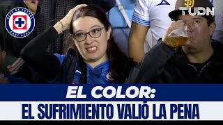 EL COLOR Sufrir de vez en cuando no está tan mal y una aficionada de Cruz Azul lo comprobó  TUDN [upl. by Goody]