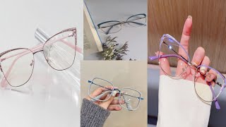 types of glasses for girls spectacles for girls 2024 latest glasses 🤓 glasses frame design ideas [upl. by Liva]