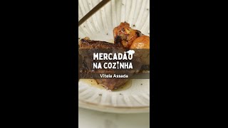 Vitela Assada no Forno  Mercadão na Cozinha [upl. by Trebliw]