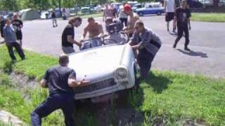 Szerencsés Trabant Baleset  Fortunate accident [upl. by Annis]