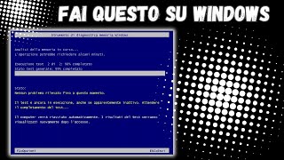 Schermate blu e crash Potrebbe essere la RAM Ecco come verificarlo [upl. by Nnovahs]