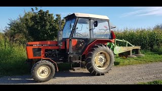 Zetor 6211  rotaciona kosarotary mower Samasz Z 101  165  košnja travegrass mowing 2020 [upl. by Eusoj]