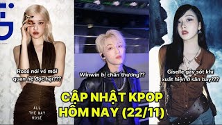 CẬP NHẬT KPOP HÔM NAY NGÀY 2211 [upl. by Siblee]