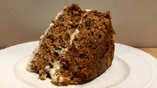 Moist Carrot Cake With Cream Cheese Frosting [upl. by Sucramaj374]