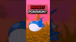 Who is the BIGGEST Pokemon pokemon shorts [upl. by Nagam]