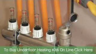 Underfloor Heating Video How to Install [upl. by Nnylhtak955]