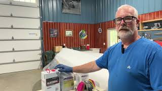 How to Restore an Old Fiberglass Boat  Episode 14  Priming the Hull for Paint [upl. by Valentia]