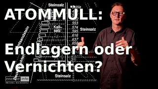 Atommüll Endlagern oder Vernichten  Warum wir die Vernichtung des Atommülls anstreben sollten [upl. by Nonarb336]