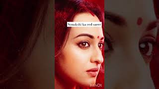 Bollywood actress Sonakshi Sinha mein Pani red colour ki Sadi apni karva chauth ki [upl. by Hacissej312]