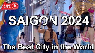 Walking Saigon 2024  The Best City in the World  destination for tourists [upl. by Adnolehs757]