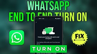 How to Turn On EndtoEnd Encrypted Backup on WhatsApp – Full Guide  Tech Wash [upl. by Magnus]