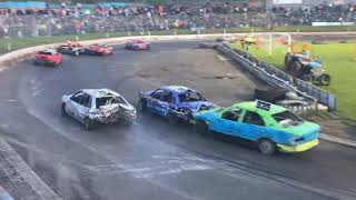 Unlimited banger heat 2  Cowdenbeath racewall 27424 [upl. by Weig]