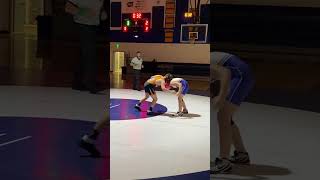 Sydney Thornton 6th grade first Jr High wrestling Duel [upl. by Ettennej201]