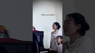 Hẹn gặp tại Hồ Gươm vào cuối tuần này whenyoubelieve cover hymns whitneyhouston mariahcarey [upl. by Nwahsed]