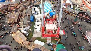 Airborne  Backward facing POV  Hyde Park Winter Wonderland  2021 [upl. by Arorua]