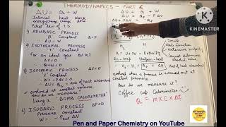 Thermodynamics First Law of thermodynamics and Enthalpy Video 6 [upl. by Otreblada]