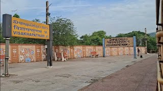 VISAKHAPATNAM RAILWAY STATION ON DEPARTING VSKPKOLLAM SPL EXPRESS TRAIN [upl. by Naugan259]