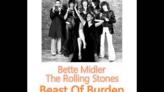 Bette Midler amp The Rolling Stones  Beast Of Burden MottyMix [upl. by Nylirac]